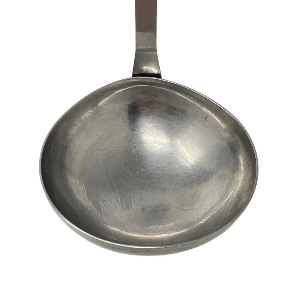 EKCO Ladle Stainless Steel and Nylon Vintage White Black Utensil